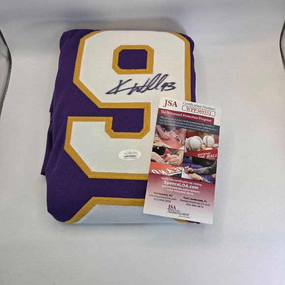 Williams Wall Vikings #93 #94 Kevin Williams Signed Jersey JSA COA XL Purple - Picture 16 of 16